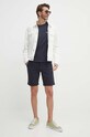 Pepe Jeans t-shirt bawełniany SINGLE CLIFORD PM509367 granatowy SS24