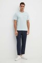 Хлопковая футболка Pepe Jeans CLAUS PM509368 голубой SS24