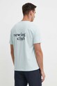 Одежда Хлопковая футболка Pepe Jeans CLAUS PM509368 голубой