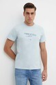 Pepe Jeans t-shirt bawełniany CINTHOM nadruk niebieski PM509369