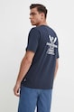 Pepe Jeans tricou din bumbac CALLUM print bleumarin PM509370
