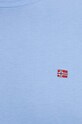 Napapijri t-shirt bawełniany Salis NP0A4H8DI001 niebieski