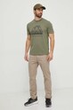 Napapijri t-shirt bawełniany S-Faber NP0A4HQEGAE1 zielony SS24