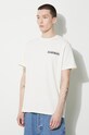 Napapijri t-shirt bawełniany S-Kotcho beżowy NP0A4HTVN1A1