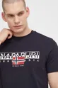 Napapijri t-shirt bawełniany S-Aylmer Materiał zasadniczy: 100 % Bawełna, Inne materiały: 95 % Bawełna, 5 % Elastan