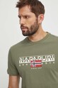 Odzież Napapijri t-shirt bawełniany S-Aylmer NP0A4HTOGAE1 zielony