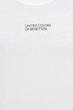 United Colors of Benetton t-shirt bawełniany 30964M019 biały