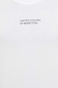 United Colors of Benetton t-shirt bawełniany 30964M019 biały