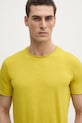 Sisley t-shirt in cotone verde 3WF0S101K