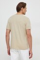 Odzież Sisley t-shirt bawełniany 3WF0S101K beżowy