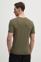 Îmbrăcăminte Sisley tricou din bumbac 3WF0S101K verde