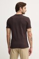 Oblečení Bavlněné tričko Sisley 3WF0S1009 hnědá