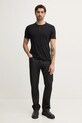 Хлопковая футболка Sisley 3WF0S1009 чёрный SS25