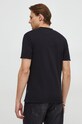 Odzież Sisley t-shirt bawełniany 3WF0S1009 czarny
