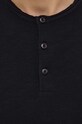 Sisley t-shirt bawełniany 3WF0S1009 czarny