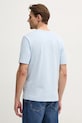 Îmbrăcăminte Sisley tricou din bumbac 3I1XS101J albastru