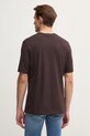 Îmbrăcăminte Sisley tricou din bumbac 3I1XS101J maro