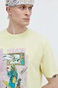Volcom t-shirt bawełniany żółty A5212408