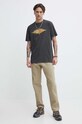 Volcom t-shirt bawełniany A5212403 szary SS24
