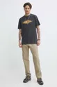 Volcom t-shirt in cotone grigio