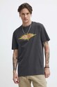 Volcom t-shirt bawełniany szary A5212403