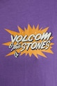 Volcom t-shirt bawełniany A3512414 fioletowy