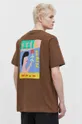 Βαμβακερό μπλουζάκι Volcom x ARTHUR LONGO Ανδρικά