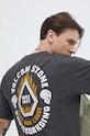 Bavlněné tričko Volcom šedá A4312402