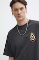 Bavlněné tričko Volcom A4312402 šedá