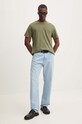 Levi's t-shirt bawełniany 19342 zielony AW24