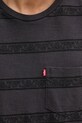 Levi's t-shirt męski bawełniany SS CLASSIC POCKET TEE 19342 czarny