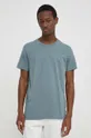 Βαμβακερό μπλουζάκι Levi's 2-pack πράσινο