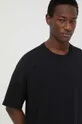 czarny American Vintage t-shirt bawełniany T-SHIRT ML COL ROND