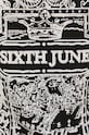 Sixth June pamut póló 23981. fekete