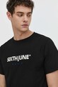 Хлопковая футболка Sixth June чёрный 25023