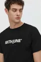 czarny Sixth June t-shirt bawełniany