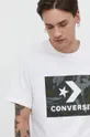 fehér Converse pamut póló