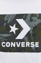 Bavlněné tričko Converse 10026575.A02 bílá