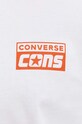 Pamučna majica dugih rukava Converse 10026572.A02 bijela