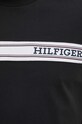 Tommy Hilfiger t-shirt bawełniany czarny UM0UM03196