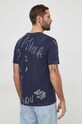 Abbigliamento Desigual t-shirt in cotone 24SMTK23 blu navy