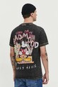 Oblečení Bavlněné tričko Desigual x Disney MICKEY BAD MOOD 24SMTK29 černá