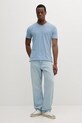 Sisley t-shirt in cotone 3WF0S4001 blu SS25