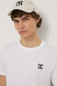Βαμβακερό μπλουζάκι DC λευκό ADYZT05353