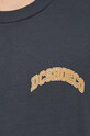 DC t-shirt bawełniany szary ADYZT05363