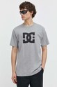 DC t-shirt bawełniany Star ADYZT05373 szary SS24