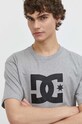 DC t-shirt bawełniany Star szary ADYZT05373