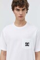 DC tricou din bumbac print alb ADYZT05377