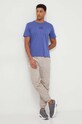 EA7 Emporio Armani tricou din bumbac PJ02Z.3DPT05.1557 albastru SS24