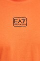 EA7 Emporio Armani t-shirt bawełniany PJ02Z.3DPT05.1661 pomarańczowy